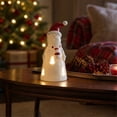 thumbnail image 5 of Feledorashia Lighted Ceramic Figurine, Christmas Tabletop Decoration, Holiday Character Accent for Mantels Shelves and Windowsills, Ceramic Construction with LED Light Details and Stable Base, 5 of 6
