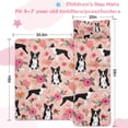 thumbnail image 5 of Boston Terrier Dog and Flower Florals Toddler Nap Mats for Kids Preschool,Sleeping Mat Bag or Kids,Toddler Sleeping Bag,Toddler Nap Mat or Daycare, 5 of 6