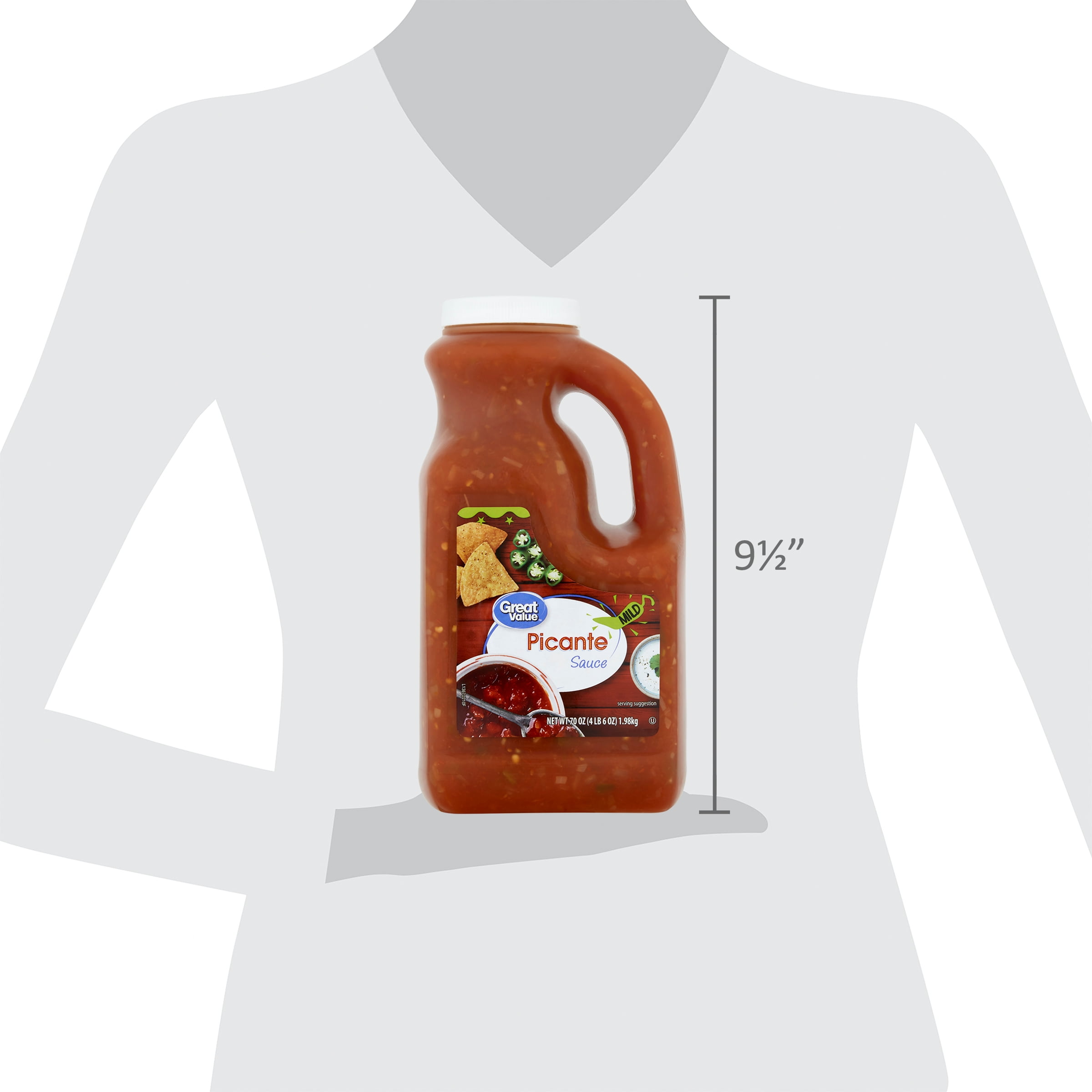Great Value Mild Picante Sauce, 70 oz