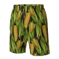 thumbnail image 4 of Pofeuu Corn 2 Prin Men's Swim Trunks Quick Dry Bathing Suit Swimming Board Shorts Mesh Lining Beach Swimwear-3X-Large, 4 of 6