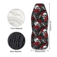 thumbnail image 7 of Yuyamidu Skull Red Rose Car Seat Covers Universal Front Car Seats Anti-Slip Back Fabric Removable Automotive Accessories Suitable for Cars, SUV and Trucks, 7 of 7