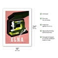 thumbnail image 2 of Elna - La Machine à Coudre de Ménage Idéale (Elna - The Ideal Household Sewing Machine) - Vintage Advertising Poster by Fritz Bühler c.1930s - Fine Art Matte Paper Print (Unframed) 18x24in, 2 of 4