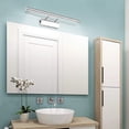thumbnail image 4 of Espejo de baño Lámpara de pared Lámpara de mesa impermeable ajustable 180° con interruptor Iluminación de acero inoxidable Muebles de baño Maquillaje, 4 of 5