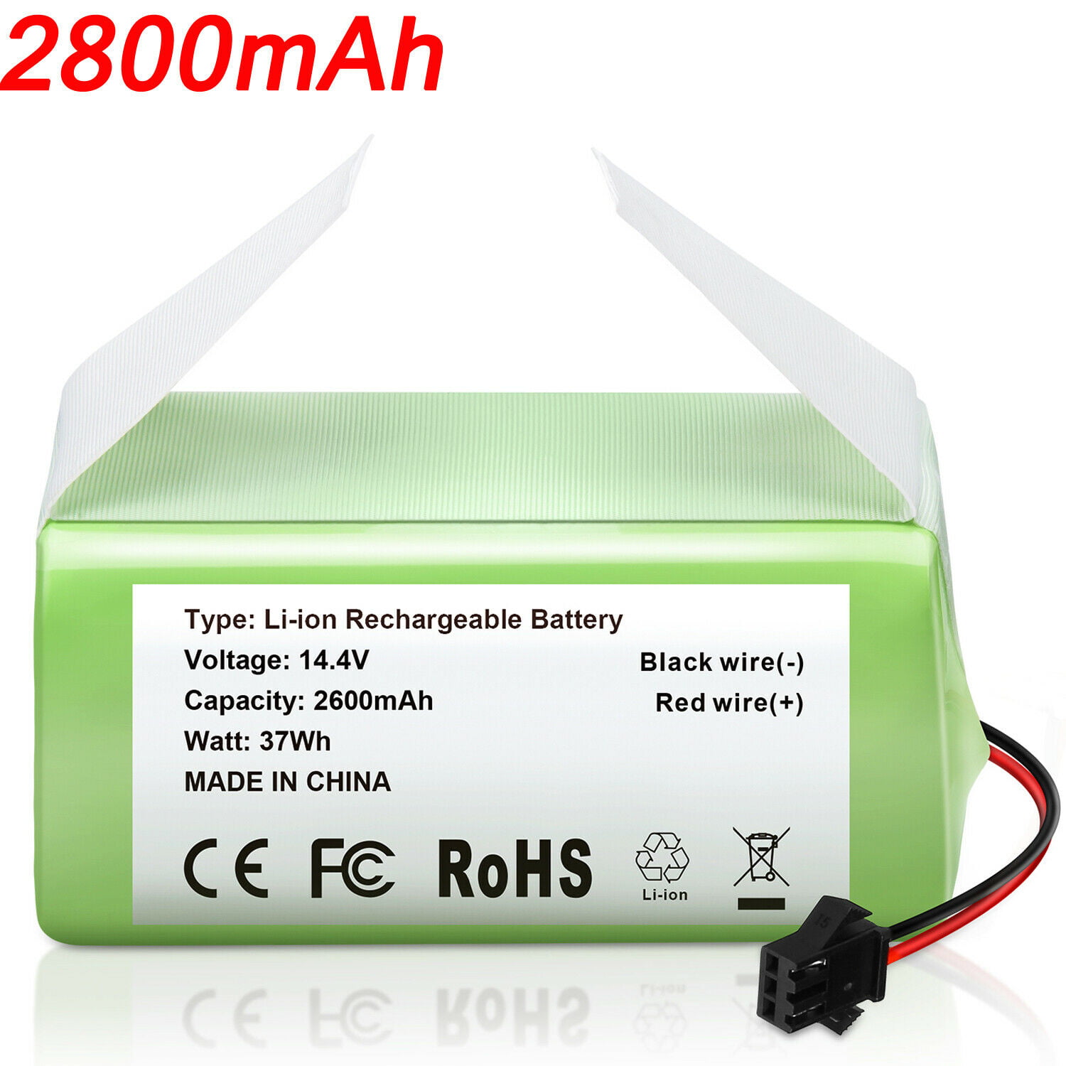 3500mAh 14.4V Li-ion Battery for Eufy RoboVac 11S 11S MAX & Ecovacs Deebot N79S 