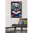 thumbnail image 2 of NBA New Orleans Pelicans - Maximalist Logo 23 Wall Poster, 22.375" x 34" Framed, 2 of 5