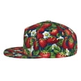 thumbnail image 3 of Easygdp Strawberry2 Baseball Cap with Adjustable Flat Suitable for Head Circumference 22.4-23.6 in, 3 of 9