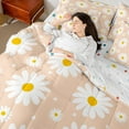 thumbnail image 4 of Castle Fairy Kawaii Daisy 7pcs Bedding Comforter Set for Children,Polka Dots Queen Bedding Sets Super Cozy,Chic Flower Queen Sheet Sets,Ultra Soft Home Decor, 4 of 8