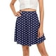 thumbnail image 2 of Minifalda clásica con cintura elástica para mujer: falda elegante y casual de corte A, 95 % poliéster, tallas reales, para todas las estaciones - S-XXL, 2 of 6