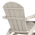 thumbnail image 5 of FADINGFREE Outdoor Patio Rocking Chair, All-Weather HDPE Patio Rocker with Wide Armrests for Porch, Lawn & Garden, Sand, 5 of 9