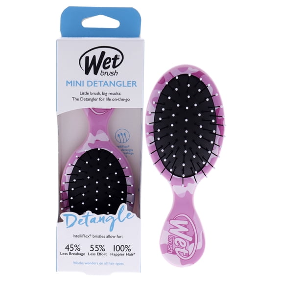 Wet Brush Camouflage Squirt Detangling Mini Brush, 1 Pc Hair Brush