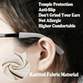 thumbnail image 4 of Anti-Slip Elastic Comfort Eyeglasses Temple Tips Sleeve, Furenl Eyeglasses Tips Sleeves – Anti-Slip Knitted Retainer Covers for Comfortable Glasses Wear, 4 of 6
