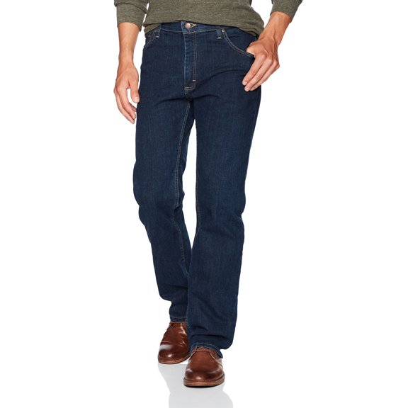 Mens Jeans Indigo 36x30 Comfort Straight Leg Stretch 36