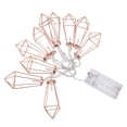 thumbnail image 4 of Cadena de luces LED con cuentas de 10 m para interiores, para dormitorio, sala de estar y dormitorio, color oro rosa, 4 of 8