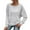 Grey, variant on Clearance! Lisingtool Women's Sweaters Off The Shoulder 2025 Fall Batwing Casual Loose Fashion Sweater Pullovers Wine on Clearance