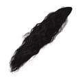 thumbnail image 5 of FRCOLOR  Wig Ponytail Long Extension Faux Curly Human Hair Miss Black, 5 of 8