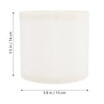 thumbnail image 3 of 1Pack Light Yellow Linen Detachable Lamp Shade for Interior Designers 15X14cm, 3 of 8