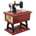 thumbnail image 4 of Mechanical Musical Box Sewing Machine Shape Desktop Decoration Birthday Gift, 4 of 5