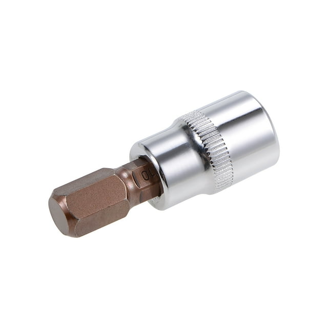 Unique Bargains 3/8 Inch Drive x 10mm Hex Bit Socket, Standard Metric, S2 & Cr-V Steel