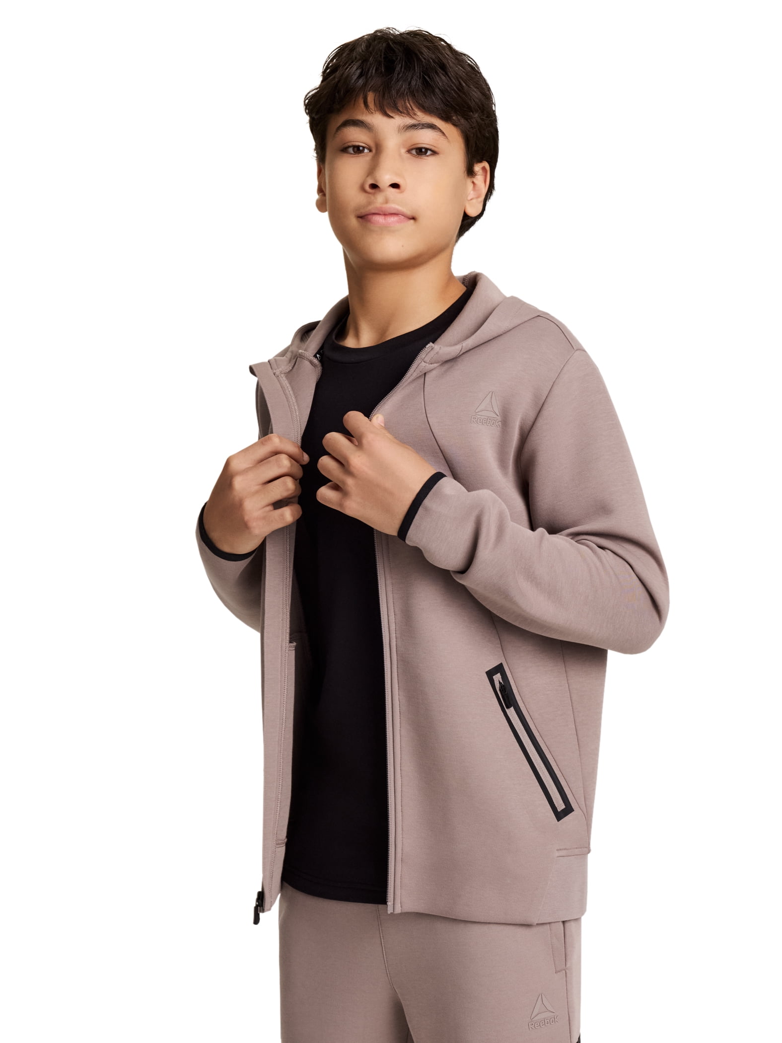 Reebok Boy's Momentum Full-Zip Hoodie, Sizes 4-18