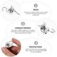thumbnail image 5 of 12pcs Practical Heart Shape Padlock Mini Cabinet Lock Drawer Lock for Luggage, 5 of 5