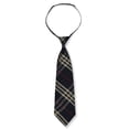 thumbnail image 2 of Cookies Boys' Banded Tie Color: navy/khaki/red *plaid #1c* Size: 16", 2 of 3