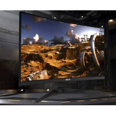 ASUS - TUF Gaming 24" LCD Curved FreeSync Monitor (DisplayPort, HDMI) - Black