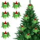 thumbnail image 1 of Adornos Navideños con Lazos Navideños y Gorro Navideño con Lazo Verde. Regalos Navideños., 1 of 7