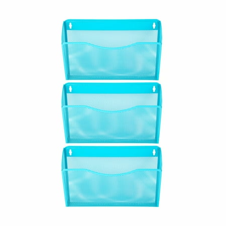 Pro Space 3-Pocket Wall Mount File Organizer Office Mesh Collection