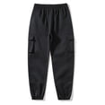 thumbnail image 6 of Men's Cargo Pants Casual Loose Fit Nylon Spandex Blend, Trousers Joggers, Elastic Waist Drawstring Straight Leg, Quick Dry Breathable Lightweight, Outdoor Hiking Workout Daily, 6 of 8