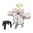 thumbnail image 1 of BELOVING Ensemble de Pile pour Enfants Instruments de Musique Compacts Jouet pour Fête Concert Maternelle Rose, 1 of 9