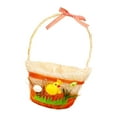 thumbnail image 4 of Cesta de Pascua, rellenos, huevos de Pascua, cesta de dulces para el hogar, jardín, decoración de Pascua, 4 of 9