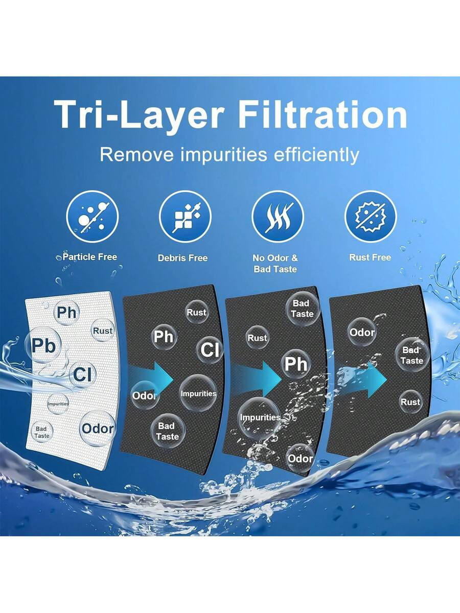 W10295370A EDR1RXD1 Refrigerator Water Filters,Compatible With Whirlpool Refrigerator Water Filter 1, Compatible With W10295370, EDR1RXD1, P4RFWB,  46-9081,  46-9930, White,Z001