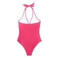 thumbnail image 4 of Antinous Ladies Solid Swim Off-Shoulder Back Chest Padding Modest Apparel, 4 of 5