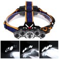 thumbnail image 2 of Linterna Frontal LED Alta Potencia,20000lm Lámpara de Cabeza Impermeable Súper Brillante Al Aire Libre USB Recargable Faro 5 LEDs Luz Cabeza Antorcha para Acampar Correr Pesca Ecomeon no, 2 of 6
