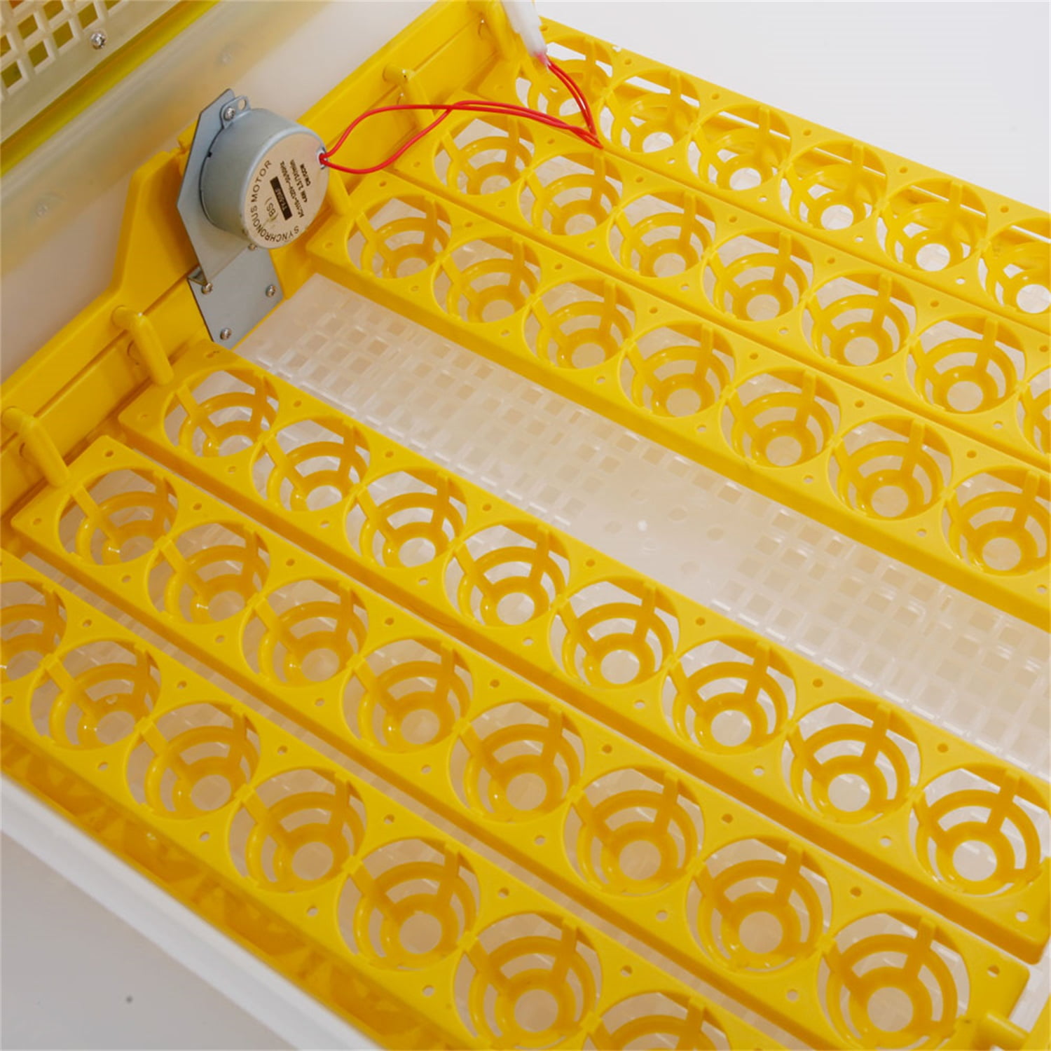 Pefilos Automatic Poultry Incubator for Chicken Eggs 48-Egg Practical Fully (US Standard), Yellow Pefilos Automatic Poultry Incubator for Chicken Eggs 48-Egg Practical Fully (US Standard), Yellow