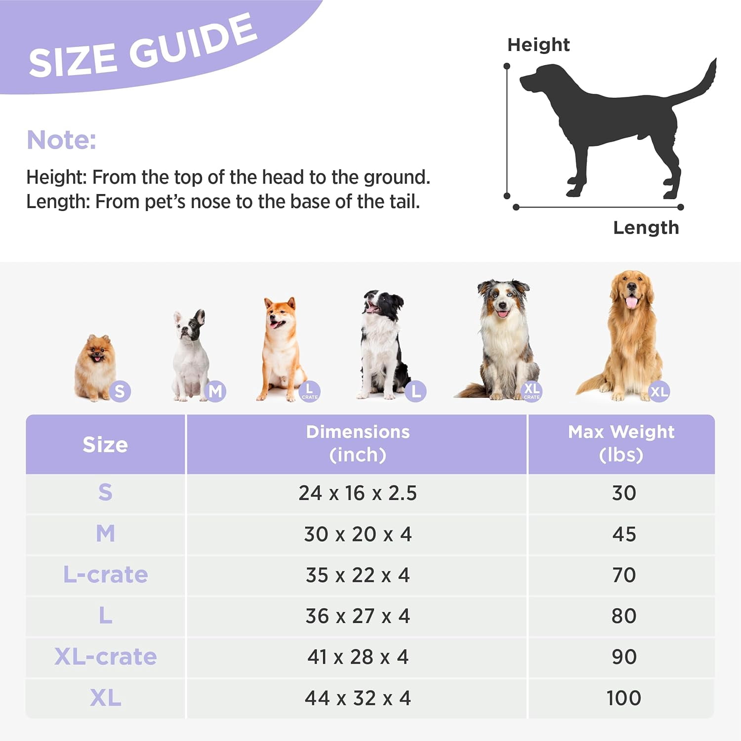 Extra Large Dog Bed with Thick Shredded Foam, Removable Plush Cover and Anti-Slip Bottom, Brown