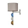 thumbnail image 2 of Meyda Tiffany 135049 Charmz 21" Tall Wall Sconce - Nickel, 2 of 3