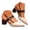 Beige, variant on Pandaie Block Slingback Heels for Women Pointed Closed Toe Chunky Heeled Pumps Business Work Party Slip on Dress Sandals Shoes Beige Size 6