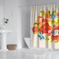 thumbnail image 2 of Pioneer Colorful Floral Shower Curtain for Bathroom Home Decor Bathtubs Waterproof Fabric Curtain with 12 Hooks 72x84in, 2 of 6