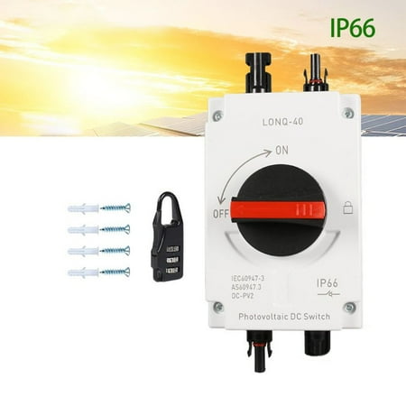 

Waterproof IP66 solar DC 1500V 40A photovoltaic isolator disconnector