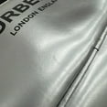 thumbnail image 4 of Pre-Owned BURBERRY Burberry Body Bag Waist Shoulder Metallic Silver Leather Men Women (Good), 4 of 12