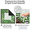 thumbnail image 4 of Green Mahjong Mat for Table, 31.5*31.5in Anti Slip American Mahjong Table Cloth, Noise Reduction, Neoprene Mah jongg Mat with Carrying Bag & 3 Dices, Mahjong Accessories Gift, Board Tile Games Mats, 4 of 7