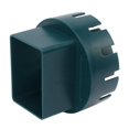 thumbnail image 1 of Downspout Adapter Plastic Drain Adapter Replacement Downpipe Converter Connector with Screws Green L 3x4in, 1 of 4