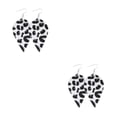 thumbnail image 1 of Pendientes Qarigey con estampado de leopardo joyería elegante para mujer Tipo 3 2piezas, 1 of 6