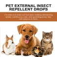 thumbnail image 6 of Cat Flea and Tick Prevention, Cat Flea and Tick, insect Repellent, 1 Fl Oz Bottle, Feline External Pest Control, Home Outdoor Use, Amber Dropper Bottle, 1 Pc, 6 of 8