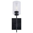 thumbnail image 2 of Forte Lighting 2612-01-04 Faye Wall Sconce - Black, 2 of 2