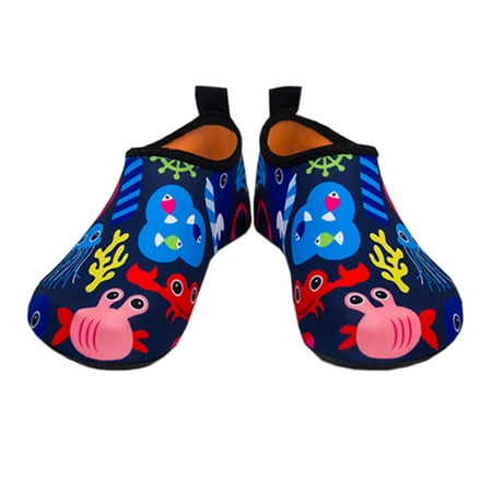 

LEEy-World Girls Shoes Kids Toddler Socks Baby Shoes Girls Boys Prints 1 3Y Breathable Barefoot The Shoes Animal Floor Non Slip Cartoon Socks Baby