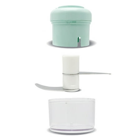 

Baby Food Electric Chopper Maker USB Charging Cordless Grinder for Home Kitchen Tool Green