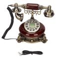 thumbnail image 3 of Téléphone Filaire Rétro, Téléphone Filaire Rétro Simple à Utiliser Style Européen Vintage Stable pour la Décoration, 3 of 8