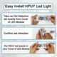 thumbnail image 4 of Kit de luz LED para refrigerador de 2 piezas HPUY W10515058 W10515057, 4 of 6